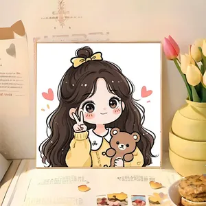 Set de Pintura al Óleo Digital 20*20cm, Manualidades para Adultos y Niños, Regalo para Fiestas - Product Image 1