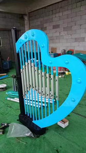 QiaoQiao Kindermusik Park Outdoor Spielplatz Instrument Kinder Musikalische Percussion Instrument Harfe - Product Image 2