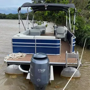 23ft 7M Luxury Water Play Electric Motor Floating Platform Pontoon Boats.for Sale