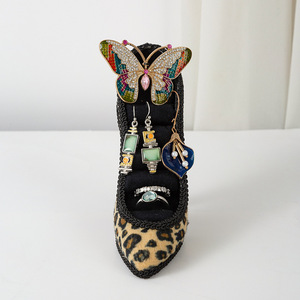 Nuevo expositor de escritorio transfronterizo, anillos con forma de zapato de tacón alto, almacenamiento y exhibición de pendientes, accesorios de joyería, soporte. - Product Image 2