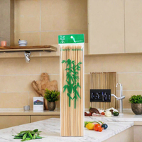 JIAHUI Brochettes plates en bambou robustes de 30 cm pour kebab, qualité alimentaire naturelle, vente en gros, pour restaurants, logo personnalisé, OEM ODM