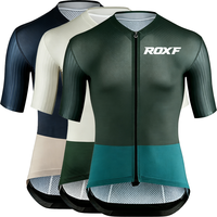 Maillot de cyclisme VTT et route personnalisé OEM pour homme, à manches courtes, imprimé par transfert thermique, en polyester respirant et léger
