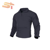 Tenue Tactique de Combat SIKE pour Alpinisme, Combinaison Élastique Respirante à Manches Longues, Camouflage Urbain pour Activités Extérieures