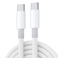 Câble de charge rapide USB-C magnétique en nylon tressé 66W PD, 1M 2M, cordon de chargeur haute vitesse pour smartphones USB-C