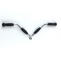 Accessoire de câble de gym en forme de V, barre de curl biceps rotative multi-exercices, barre de press down triceps