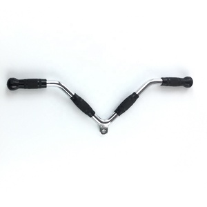 Accessoire de câble de gym en forme de V, <span class=keywords><strong>barre</strong></span> de curl biceps rotative multi-exercices, <span class=keywords><strong>barre</strong></span> de press down <span class=keywords><strong>triceps</strong></span> - Product Image 6