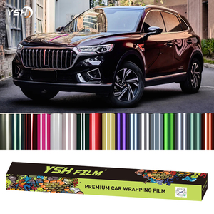 <span class=keywords><strong>Caméléon</strong></span> couleur haute brillance et mat PET automobile vinyle Wrap PVC anti-rayures fibre de carbone pour l'emballage de voiture - Product Image 1