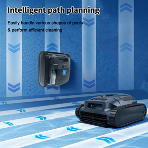 Aspirateur robotisé sans fil pour piscines, nettoyage des parois et des lignes d'eau, <span class=keywords><strong>filtration</strong></span> fine, navigation intelligente prolongée de 90 minutes, prise en charge de l'application - Product Image 3