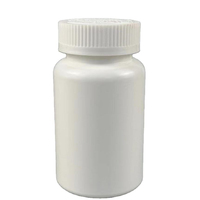 Flacon en plastique PE pour médicaments, 40 ml, 60 ml, 200 ml, hermétique, à large ouverture, pour pilules, capsules, aliments santé, emballage de comprimés de calcium