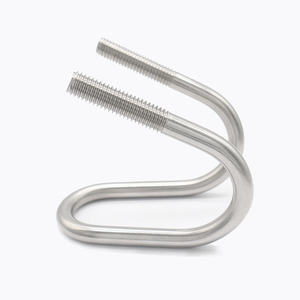 Boulon en U en acier inoxydable M6 M8 M10 M12, support de tuyau de pliage, pince en forme de U, boulons personnalisés, <span class=keywords><strong>prix</strong></span> d'usine bon marché, fixation en acier 304, fourche - Product Image 4