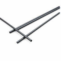Tube rond en fibre de carbone 3K, surface mate, léger, tuyau CFRP pour drone, robot, jouet, modèle, composants de support structurel