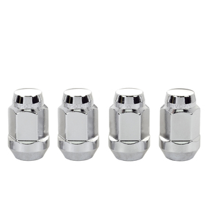 Écrous de roue chromés M12x1.5 <span class=keywords><strong>19</strong></span> taille hexagonale L35 couvercle d'écrou de roue hexagonal chromé pour camion - Product Image 4