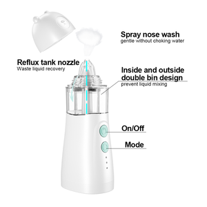 Limpiador <span class=keywords><strong>Nasal</strong></span> médico al por mayor, irrigador de lavado <span class=keywords><strong>Nasal</strong></span> eléctrico, lavado de nariz en aerosol, suave, fácil de limpiar y seguro - Product Image 4