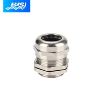 Presse-étoupe en laiton nickelé de qualité supérieure, étanche avec protection IP68 pour applications haute/basse tension