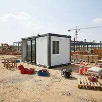 Maison de conteneur en acier modulaire de 20 pieds et 40 pieds, bureau, chambre à coucher, ignifuge, imperméable, respirant, résistant aux tremblements de terre, moderne