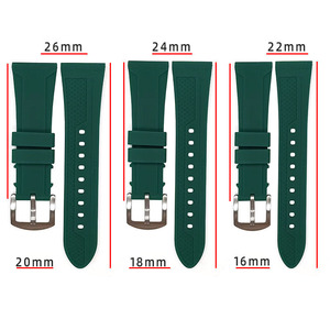 Bracelet de <span class=keywords><strong>montre</strong></span> en caoutchouc co-marqué série Bopp, accessoires pour montres, <span class=keywords><strong>boucle</strong></span> ardillon 20 22 24 26 mm - Product Image 3