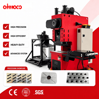 Presse à ailettes mécanique automatique CNC multifonctionnelle professionnelle à grande vitesse de type C en aluminium avec moteur 220KW 380V pour le poinçonnage en ligne