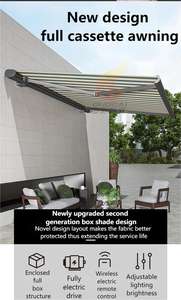 <span class=keywords><strong>Toldo</strong></span> Retráctil Inteligente con Control Remoto, Almacenamiento Oculto, Protección Solar y contra la Lluvia - Product Image 6