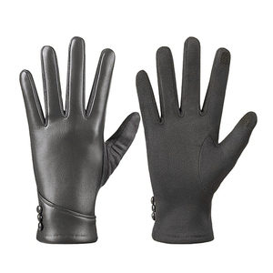 <span class=keywords><strong>Gants</strong></span> d'hiver décontractés pour femmes en <span class=keywords><strong>cuir</strong></span> d'agneau écologique, compatibles avec les écrans <span class=keywords><strong>tactiles</strong></span>, pour le ski et les sports de plein air, vente en gros d'usine - Product Image 5