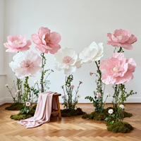 Fleurs artificielles géantes de gerbera J-175 pour décors de mariage, décorations d'événements, décoration intérieure, fleur géante