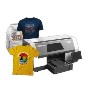 Produsen RiCOMA 40*50cm 3 1600 pencetak Dtg Printer langsung ke mesin cetak kaus