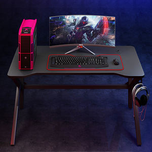 Table de jeu d'ordinateur, bureau avec éclairage LED, pour jeux vidéo - Product Image 3