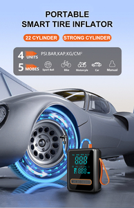 Compresseur d'<span class=keywords><strong>air</strong></span> portable avec écran LED numérique, éclairage d'urgence, moniteur de pression des pneus 150 psi - Product Image 2