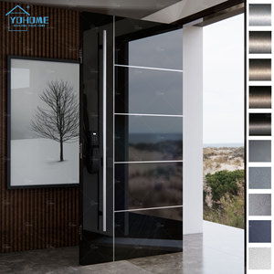 Porta d'Ingresso Moderna Europea per Villa, Porta Pivotante Residenziale in Acciaio Inox, 36-48 Pollici, <span class=keywords><strong>Porte</strong></span> Esterne per Casa - Product Image 4