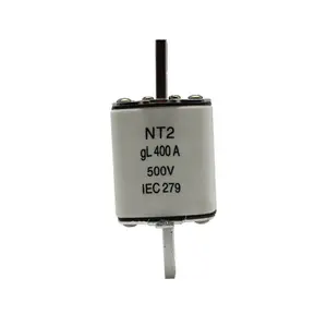 NT2 NH2 125A 355A 400A 660V 500V HRC Low Voltage Fuse Link thermal fuse ceramic fuse