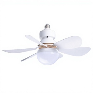 European Style LED <b>Ceiling</b> <b>Fan</b> with <b>Remote</b> <b>Control</b> and E27 Socket Light Living Room Use 3-Speed 6 Blades - Product Image 3