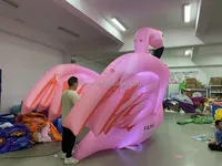 Flamant rose géant gonflable pour la publicité Décorations extérieures