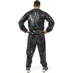 Pérdida de peso para hombres y mujeres Ejercicio Slim Gym Fitness Ejercicio Resistente al desgarro PVC sudor sauna ropa