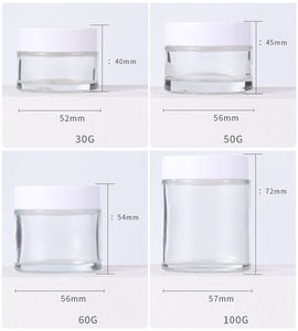 5 و 10 و 15 و 20 50 50 50 أونصة 2 أونصة مستحضرات تجميل فارغة شفافة مرطبة للعناية بالبشرة - Product Image 6