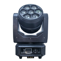 Led Beam Wash 7x40 Mini 7x40w Tête Mobile Oeil d'Abeille avec Zoom pour Disco Party Club bar Dj Show Stage Lighting