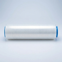 Film étirable LLDPE transparent brillant de qualité industrielle avec une largeur de 50 cm et une longueur de 300 m pour l'emballage de palettes industrielles