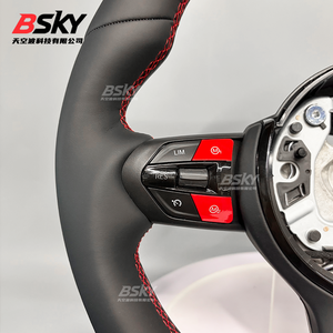 عجلة قيادة رياضية جلدية من طراز <span class=keywords><strong>M</strong></span> Performance لسيارات BMW 320 525 F10 F20 F30 F15 F25 F07 F01 F82 M3 M4 M5 M6 E92 E60 X6 E60 E90 E71 - Product Image 3