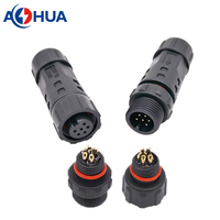 Connecteur M12 mâle-femelle étanche IP68 pour batterie et signal, 5A 2A 8 broches