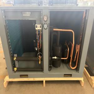 Unité de condensation à air refroidi <span class=keywords><strong>U</strong></span> 5HP 8HP 10HP avec compresseur scroll pour réfrigération industrielle, chambre froide et congélateur, haute économie d'énergie R-410A - Product Image 4