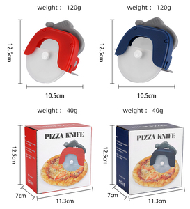 Cortador de Pizza de Acero Inoxidable Hecho a Medida con Cubierta Protectora, Diseño Atractivo, Apto para Lavavajillas, Ligero, 120g - Product Image 3