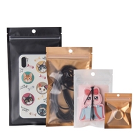 Pochette d'emballage de bijoux Mayler mini sacs d'emballage de produits électroniques logo imprimé personnalisé de qualité alimentaire en plastique transparent plat
