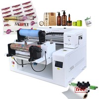 Nouvelle machine d'impression UV A2 6050, imprimante UV à plat et à rouleau DTF pour patchs, gobelets, coques de téléphone en acrylique, balles de golf, atelier d'artisanat