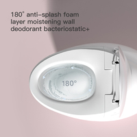 Oeuf de luxe pour salle de bain articles sanitaires en céramique toilette montée au sol prix salle de bain céramique fermeture en douceur housse de siège toilette intelligente