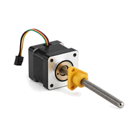 Moteur pas à pas linéaire en T 8*4 JFJK Hybrid 3D Printer 42A08E-4-2.5 avec écrous anti-joufflure DC24V, moteurs à vis mère biphasés