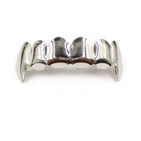 Classique Antique Bronze Plaqué Amovible Bling Top & Bottom Grillz Argent Or Dents Bijoux pour Cadeau De Fête