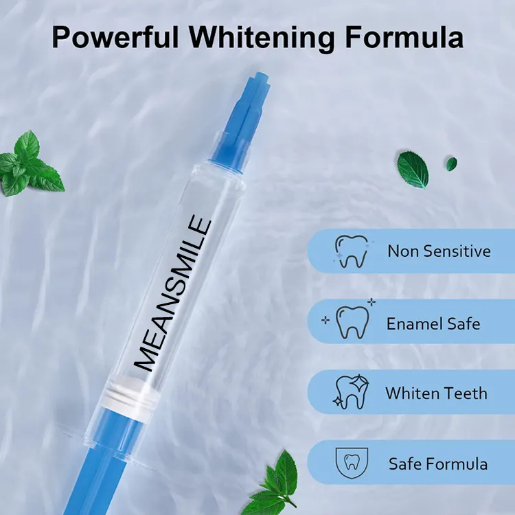 Nuevos productos 2024, producto innovador, Limpieza de manchas de dientes blancos, uso doméstico, sin riesgo, 10 minutos, Kit de blanqueamiento de dientes con luz LED