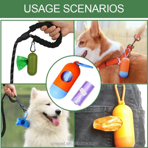 Dispensador de bolsas para excrementos de perro en forma de pastilla, dispensador de bolsas de basura para limpieza de mascotas - Product Image 4