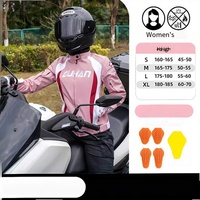 Blouson de moto pour femme DUHAN D-089 avec protections CE amovibles, tissu Oxford anti-déchirure, équipement de conduite toutes saisons pour motardes