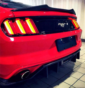 Voiture Tuning kit carrosserie en fiber de carbone pour Ford <span class=keywords><strong>Mustang</strong></span> ducktail botte spoilers 2014 + - Product Image 2