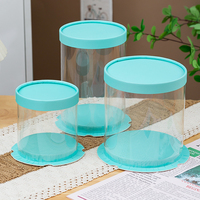 Fabricant Vente de gros Boîte à gâteau de mariage avec ruban Extra Large en plastique
