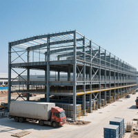 Estructura de Acero de Alta Resistencia para la Construcción de Edificios de Oficinas Personalizados, Talleres Industriales